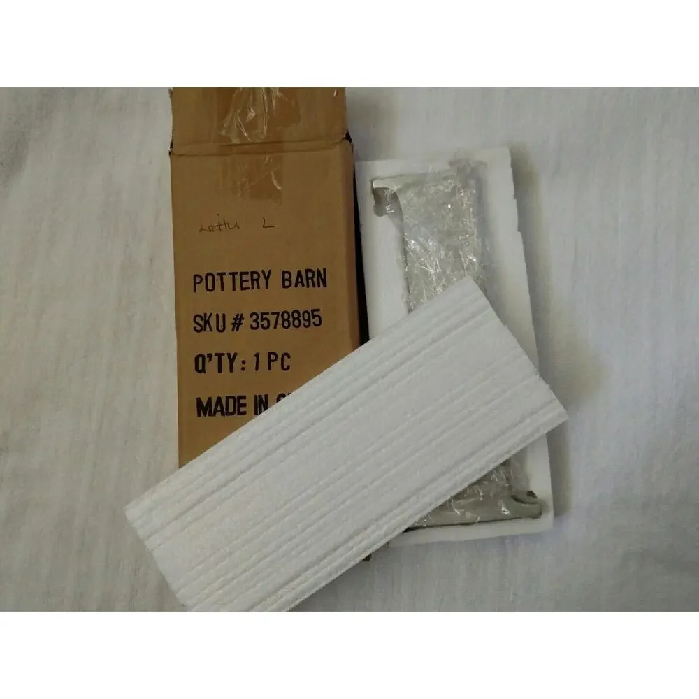 Pottery Barn Letter l (lower case L) Silver Metal Brand New in box